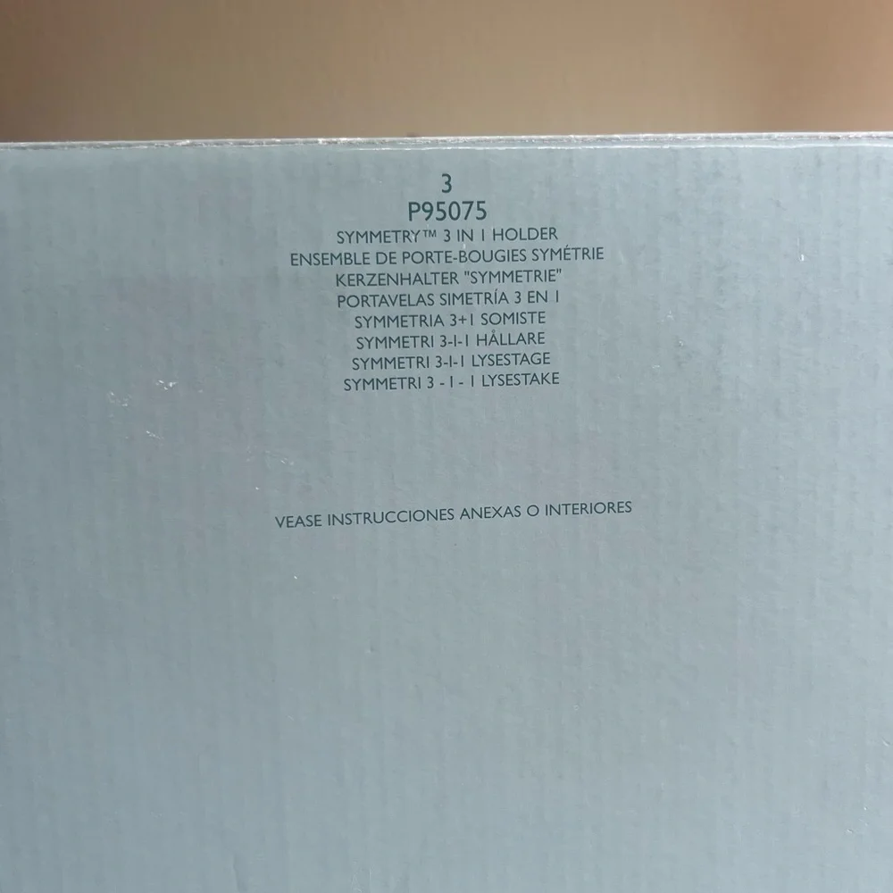 PartyLite Retired 3 in 1 Candle Holder NIB